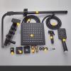 Black Wall-Mounted Bathtub and Shower Faucet Set view 2