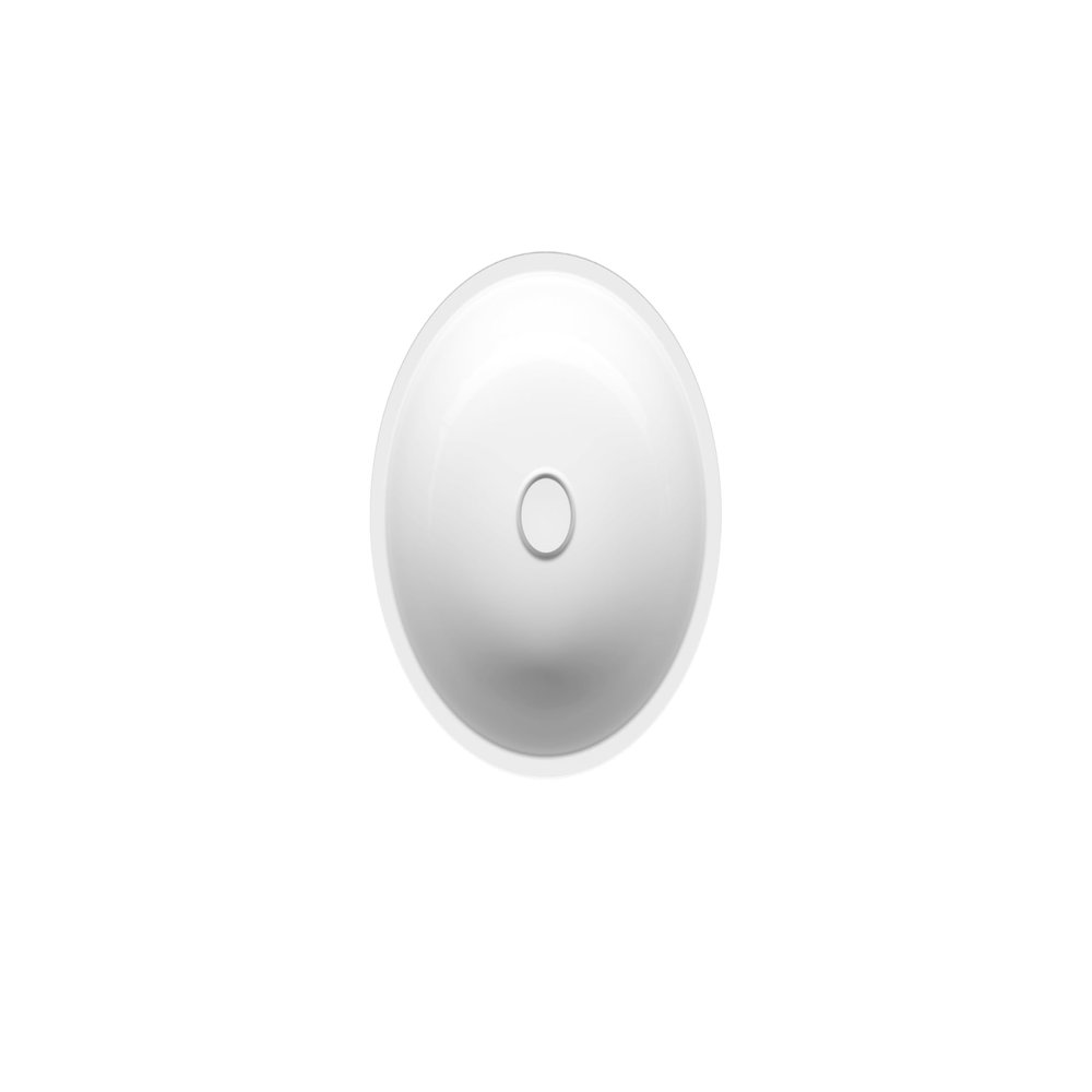BetteBalance Round Inset Washbasin, 435 mm, Graphite Matte