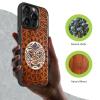 Carveit Wooden Case for iPhone 16 Pro, Plum Color – Māori Moko Mandala view 2