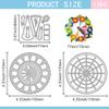 GLOBLELAND Color Wheel Metal Die Cuts for Scrapbooking view 2