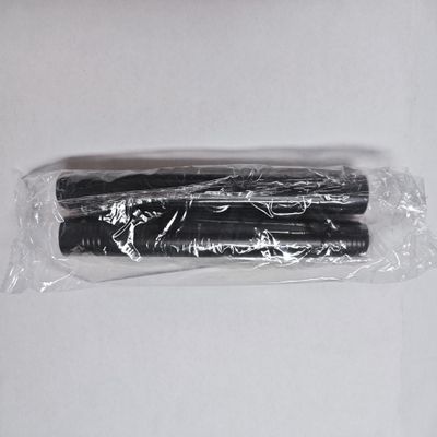 WELDUN Room Divider Curtain Rods 2-Pack C Rod 25CM Length Black
