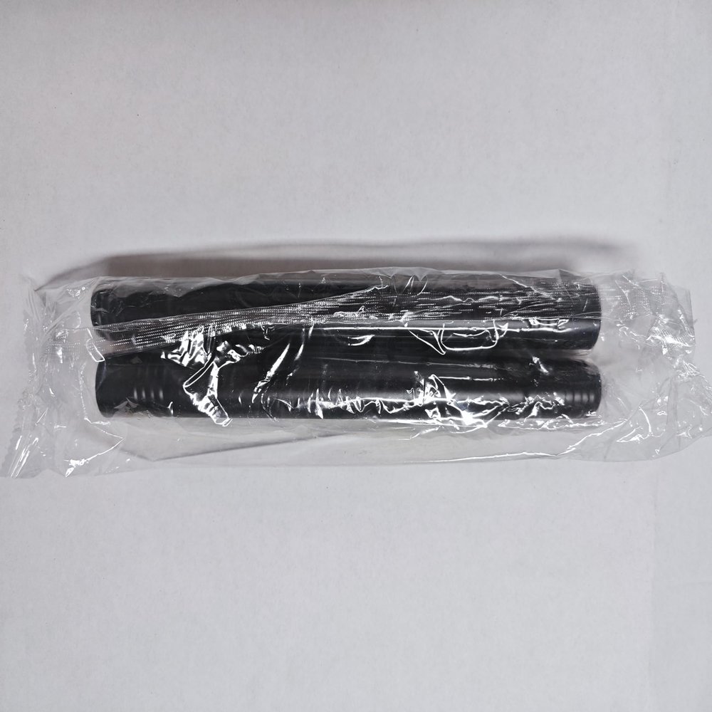 WELDUN Room Divider Curtain Rods 2-Pack C Rod 25CM Length Black