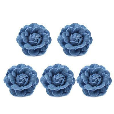 Ldabrye 5-Pack Korean Fabric Flower Hair Accessories