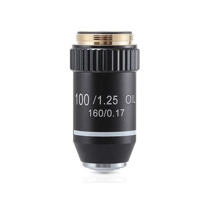 195 100X Achromatic Objective Lens for Laboratory Microscopes, RMS 20.2 mm