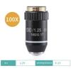 195 100X Achromatic Objective Lens for Laboratory Microscopes, RMS 20.2 mm view 2
