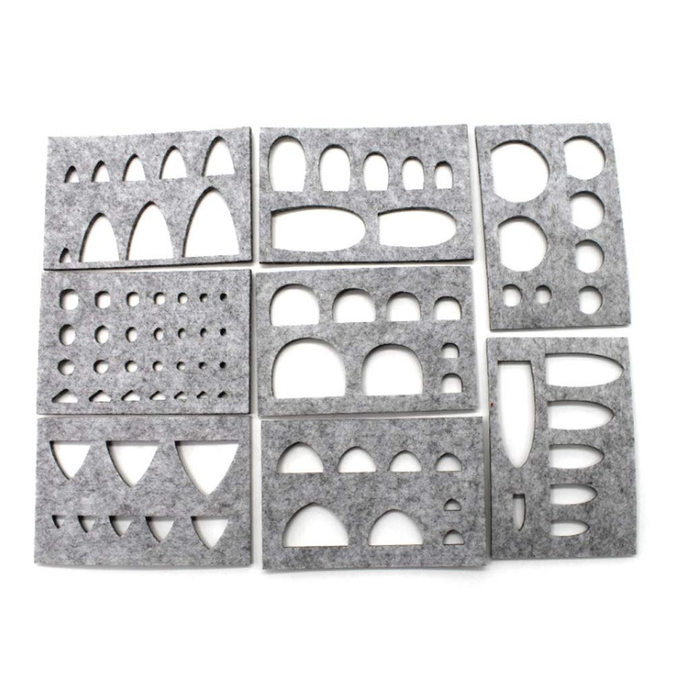 Fcnjsao 8 x Wool Felt Shapes