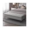XXAD553TY Upholstered Storage Bench, Light Gray view 1