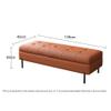 XXAD553TY Upholstered Storage Bench, Light Gray view 2