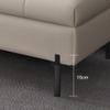 XXAD553TY Upholstered Storage Bench, Light Gray view 4