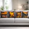 40 x 40 cm African Cushion Covers, 4-Pack, Waterproof, Double-Sided Print view 2