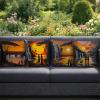 40 x 40 cm African Cushion Covers, 4-Pack, Waterproof, Double-Sided Print view 4