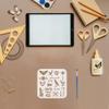 FINGERINSPIRE 4-Piece Egyptian Pattern Stencil Set view 3