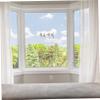 MUCKLILY 4-Pack Static Cling PVC Window Stickers with Anti-Collision Protection view 4