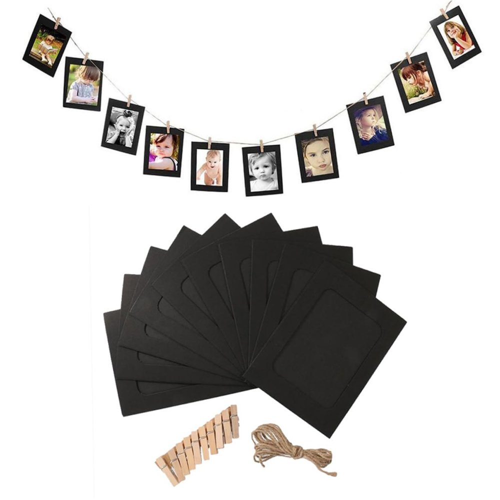 Didiseaon 10-Pack Retro Paper Photo Frames
