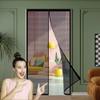 Magnetic Fly Screen Door 99 x 260 cm, No-Drill Installation, Black view 1