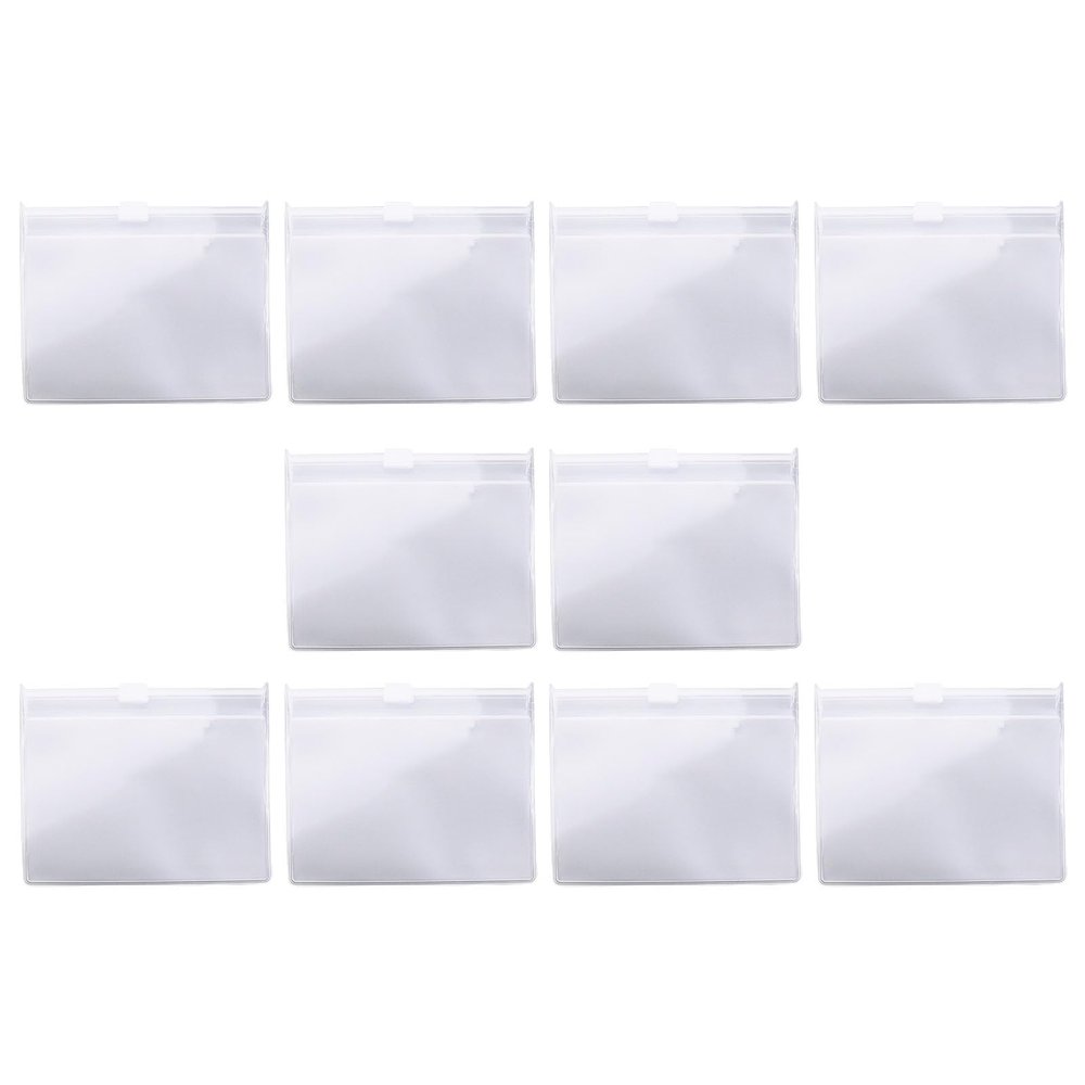 Set of 10 Travel-Friendly Pill Bags with Secure Closure