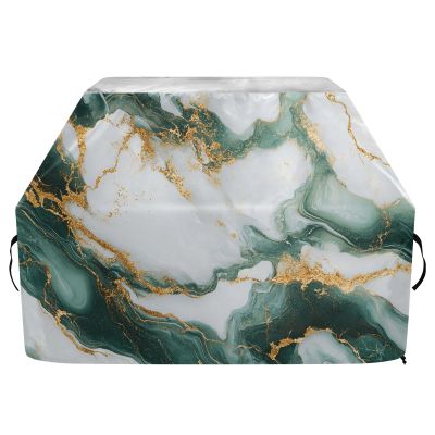 JUMBEAR Grill Cover with Marble Texture for Weber, Brinkmann, and Char-Broil, Tear-Resistant, UV- and Waterproof, 165 x 63.5 x 114 cm