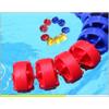 Pool Safety Lane Divider Rope with 2 Hooks view 1