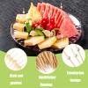 100 Count Fruit Skewers for Kids, Cocktail & Burger Skewers Made from Natural Bamboo with Wooden Beads view 3