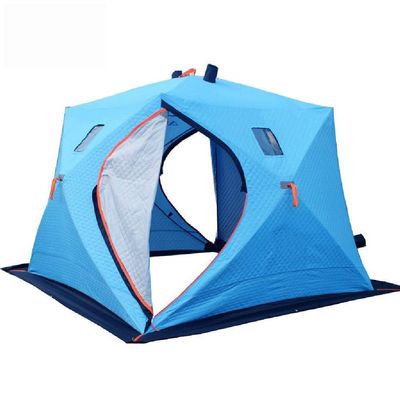 Portable Pop-Up 4-Person Ice Fishing Tent with Carry Bag