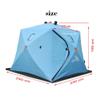 Portable Pop-Up 4-Person Ice Fishing Tent with Carry Bag view 3