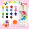 TOAOB 50 Pack Craft Pom Poms 3cm view 2