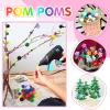 TOAOB 50 Pack Craft Pom Poms 3cm view 4