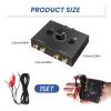 Times Mark RCA Audio Switcher, 2-in/1-out Bidirectional, with Volume Control and Mute Button view 2