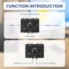 Times Mark RCA Audio Switcher, 2-in/1-out Bidirectional, with Volume Control and Mute Button view 4