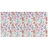 Printed 3-Ring Binder, 1.5 in D-Ring, with Pockets, Cute Mushrooms, Beige view 2