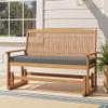 ZSWXF Outdoor Waterproof Bench Cushion, Black, 160 x 30 x 5 cm view 3