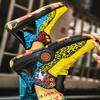 Solastride Unisex Basketball Shoes, Black/Yellow, EU 35 view 2