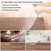 Transparent Table Cover, 2 mm, 40 x 60 cm, Crystal Clear TPU view 3