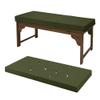 ZSWXF Waterproof Outdoor Bench Cushion, Non-Slip, Green, 170 x 35 x 5 cm view 1