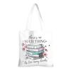 Yoljun Printed Tote Bag for Book Lovers view 1