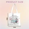 Yoljun Printed Tote Bag for Book Lovers view 4