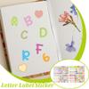 Colorful Letter Stickers, 20 Sheets view 4