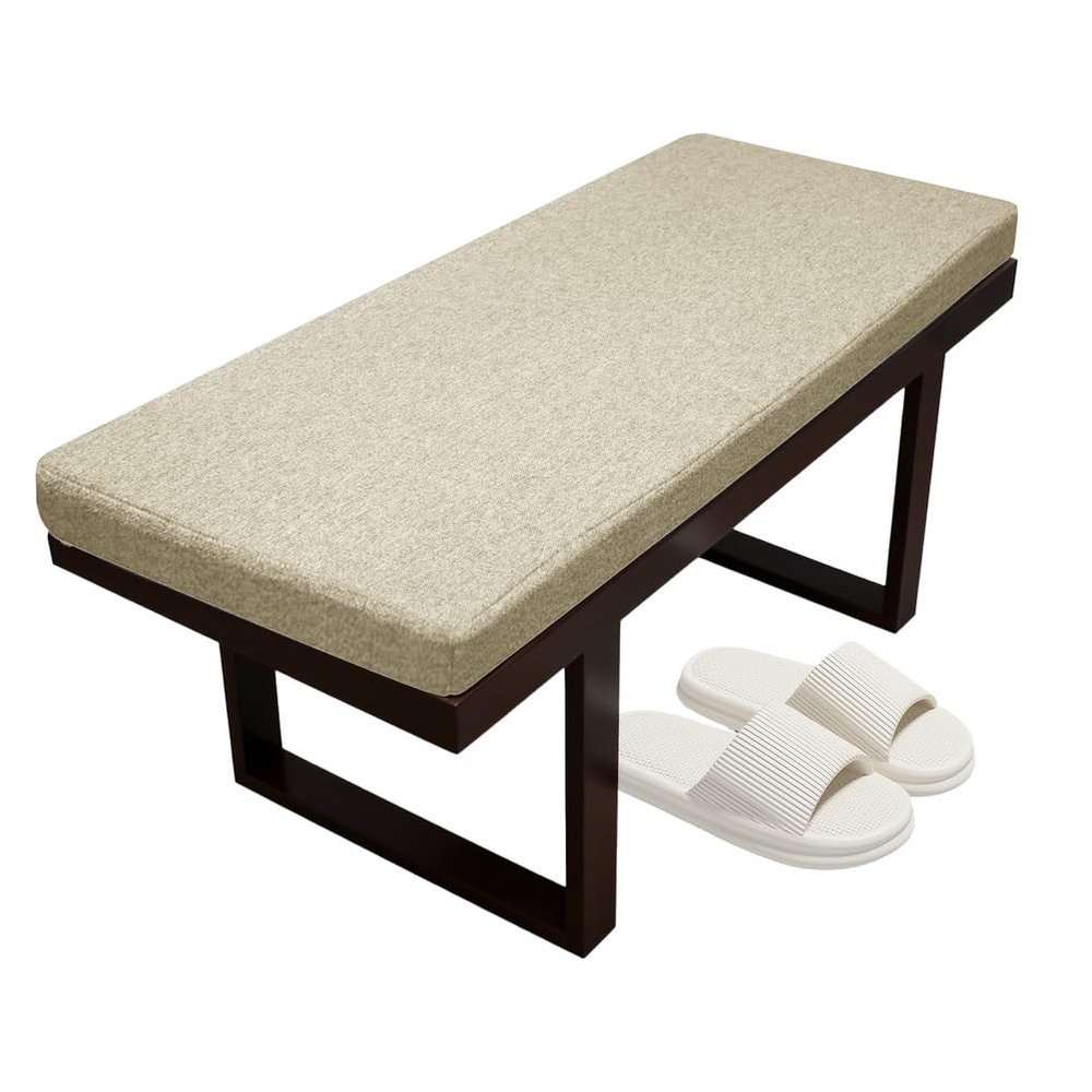 RZYW Outdoor Bench Cushion, Non-Slip Washable Bench Seat Pad, No. 2, 150 x 40 x 3 cm