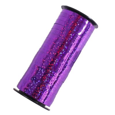 Curling Ribbon Crimped Metallic Balloon Wrap String - Purple