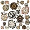Craspire 8 Sheet Retro Clock Wall Stickers view 1