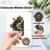 Craspire 8 Sheet Retro Clock Wall Stickers view 3