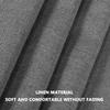 ELYSYSRL Linen Cover for Foam Mattress Gap Filler, Zippered, Brown, 135 x 15 x 15 cm view 4
