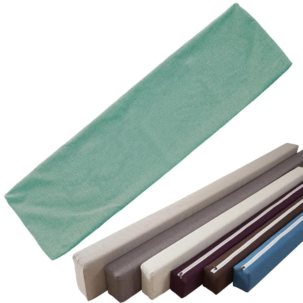 ELYSYSRL Mattress Gap Filler Cover, Linen, Light Green, 90 x 20 x 20 cm