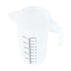 Multi-Purpose Plastic Measuring Cup with Lid, Transparent Container (100 ml) view 1