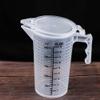 Multi-Purpose Plastic Measuring Cup with Lid, Transparent Container (100 ml) view 3