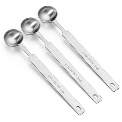 3-Piece Stainless Steel Measuring Spoon Set