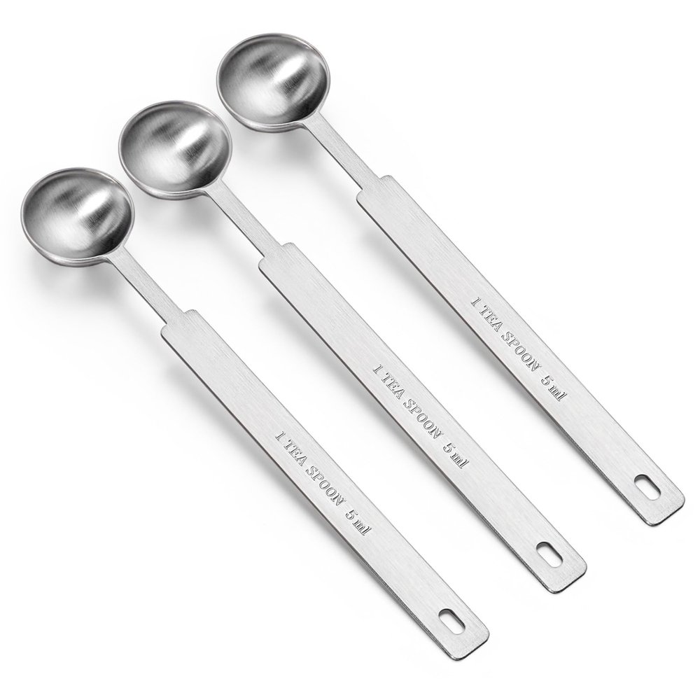 3-Piece Stainless Steel Measuring Spoon Set