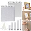 Mall Picture Hangers, 12 Pairs, Heavy-Duty Self-Adhesive Picture Hanging Strips, White J view 3