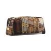 PPTHSNVB Poland Historic Center Street Pencil Case with Zipper, Large-Capacity Leather Pencil Pouch, Portable Makeup Bag for Women and Men, Gold view 2