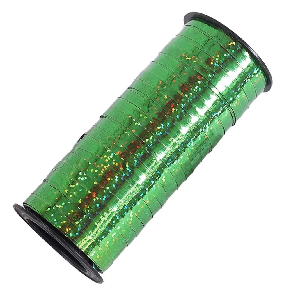 Curling Ribbon Metallic Balloon Wrap String - Green